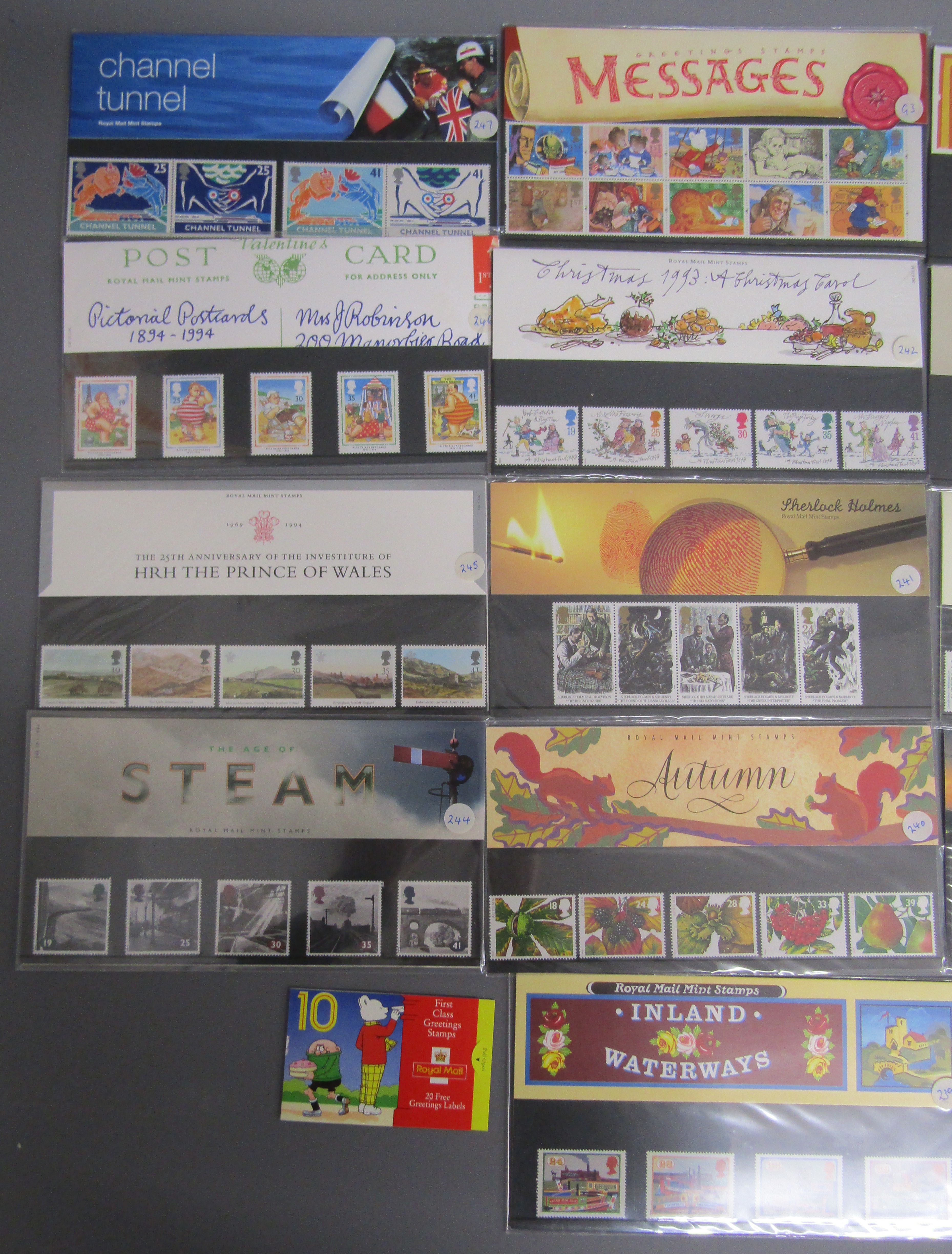 3 binders of Royal Mail Mint stamp sets consists of 2 x  Royal Mail Presentation Pack binders - Image 5 of 7