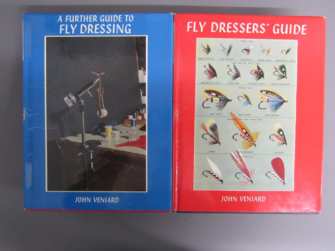 Fly fishing books include John Veniard Fly Dresser's Guide, a Further Guide to Fly Dressing & Fly- - Bild 3 aus 6