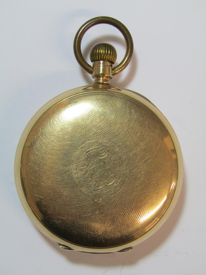 American Waltham Watch Co., Waltham Royal pocket watch - guaranteed 14ct gold plated - 17 jewels - - Image 3 of 8