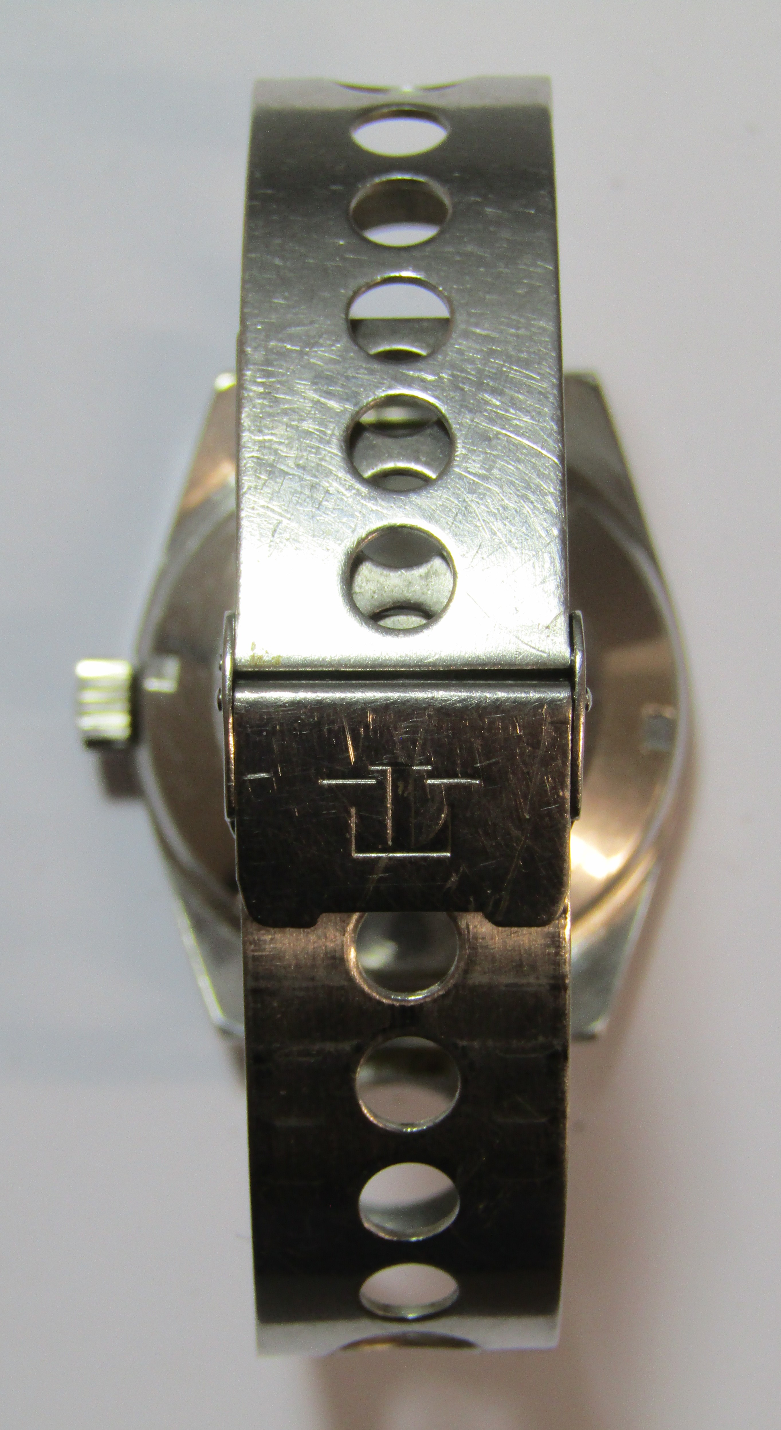 Tissot Visodate automatic seastar P.R 516 black face gent's wristwatch - Image 6 of 6