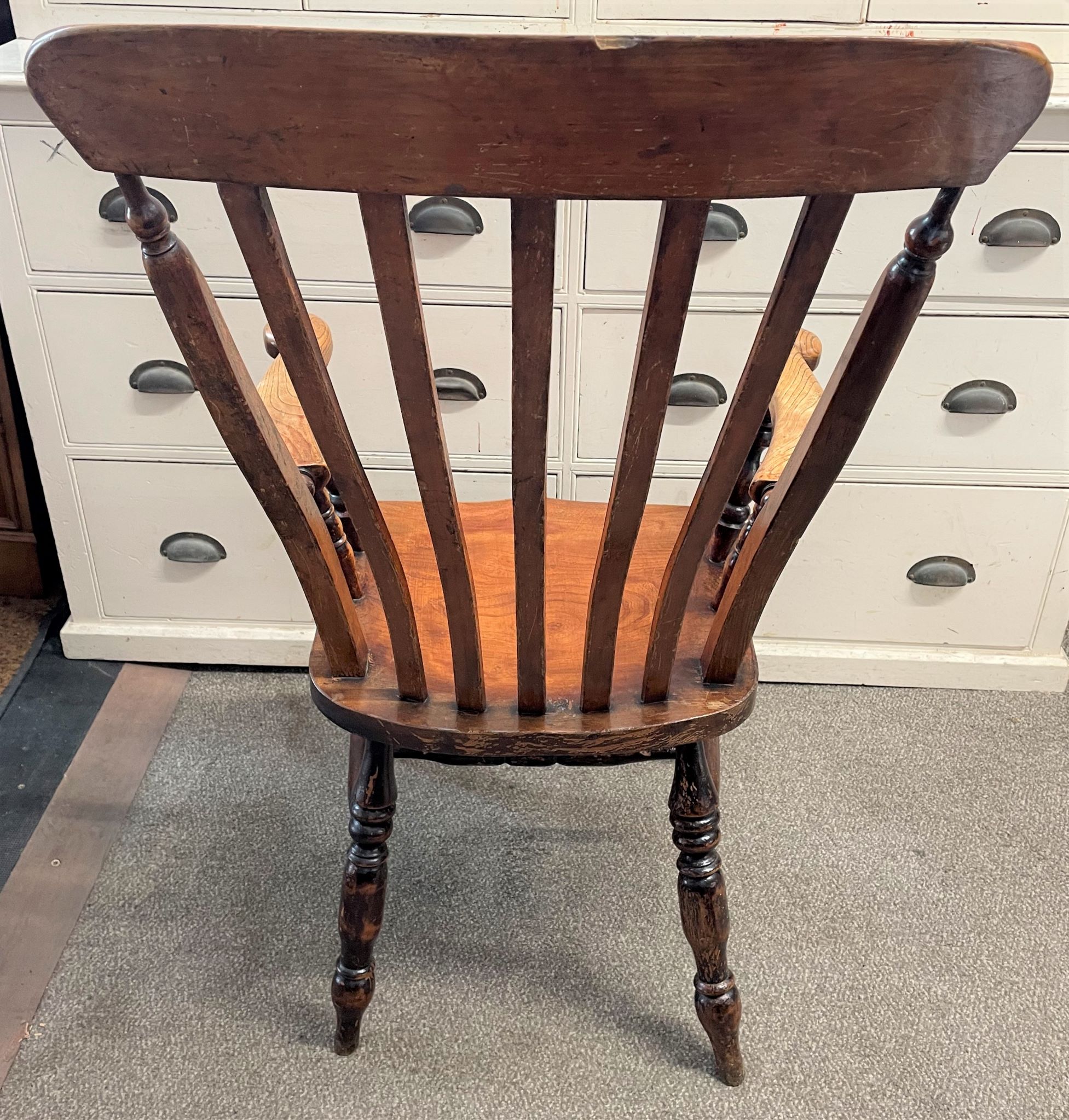 Victorian farmhouse kitchen chair - Image 2 of 2