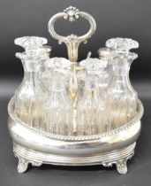 William IV silver 7 bottle cruet London 1831, maker Edward, Edward Junior, John & William Barnard (