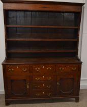 Georgian oak dresser 160cm W x 210cm H x 47cm D