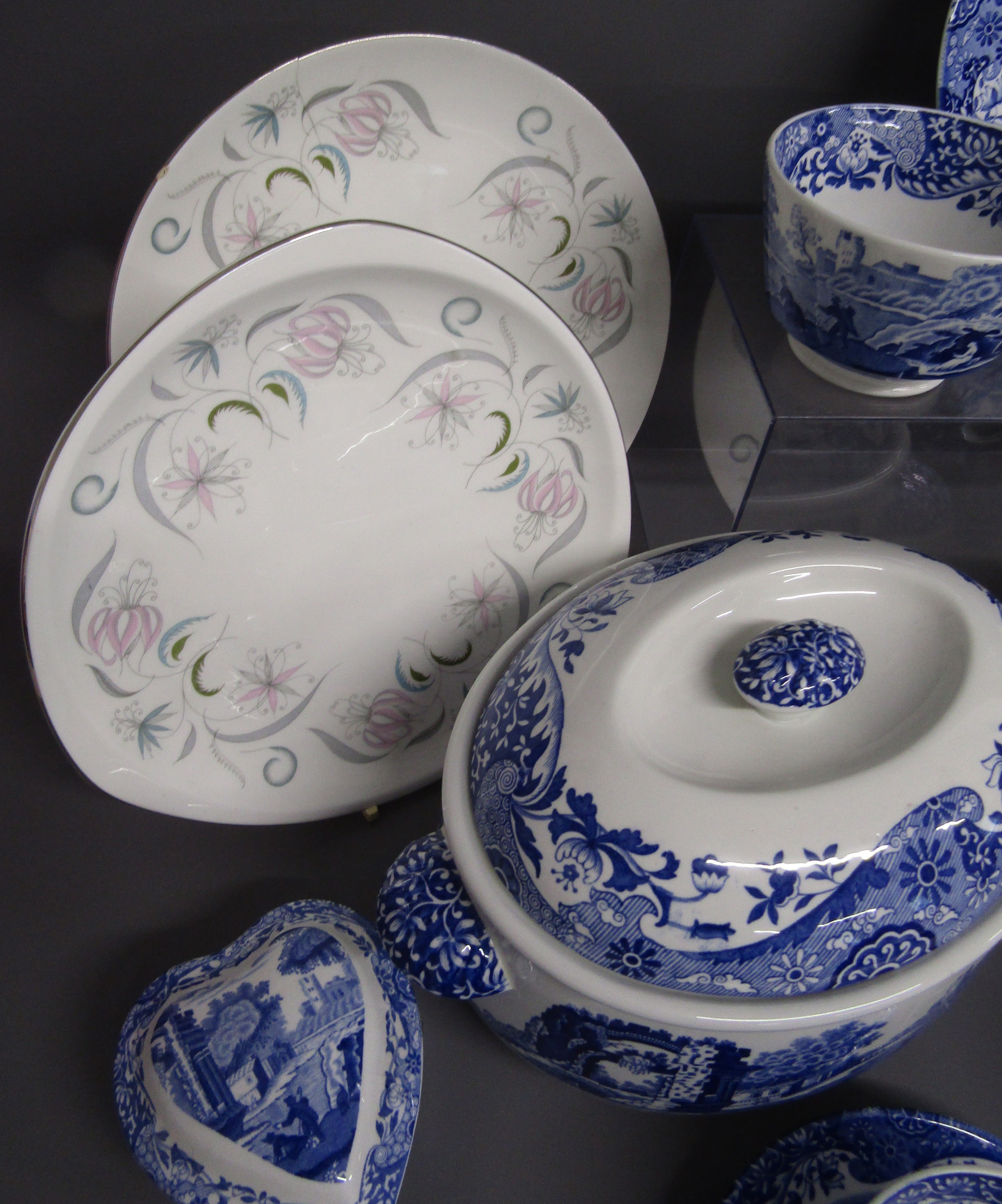 Collection of Spode Italian, Tuscan bone China tea set, Royal Albert 'Old Country Roses' teapot, - Image 3 of 4
