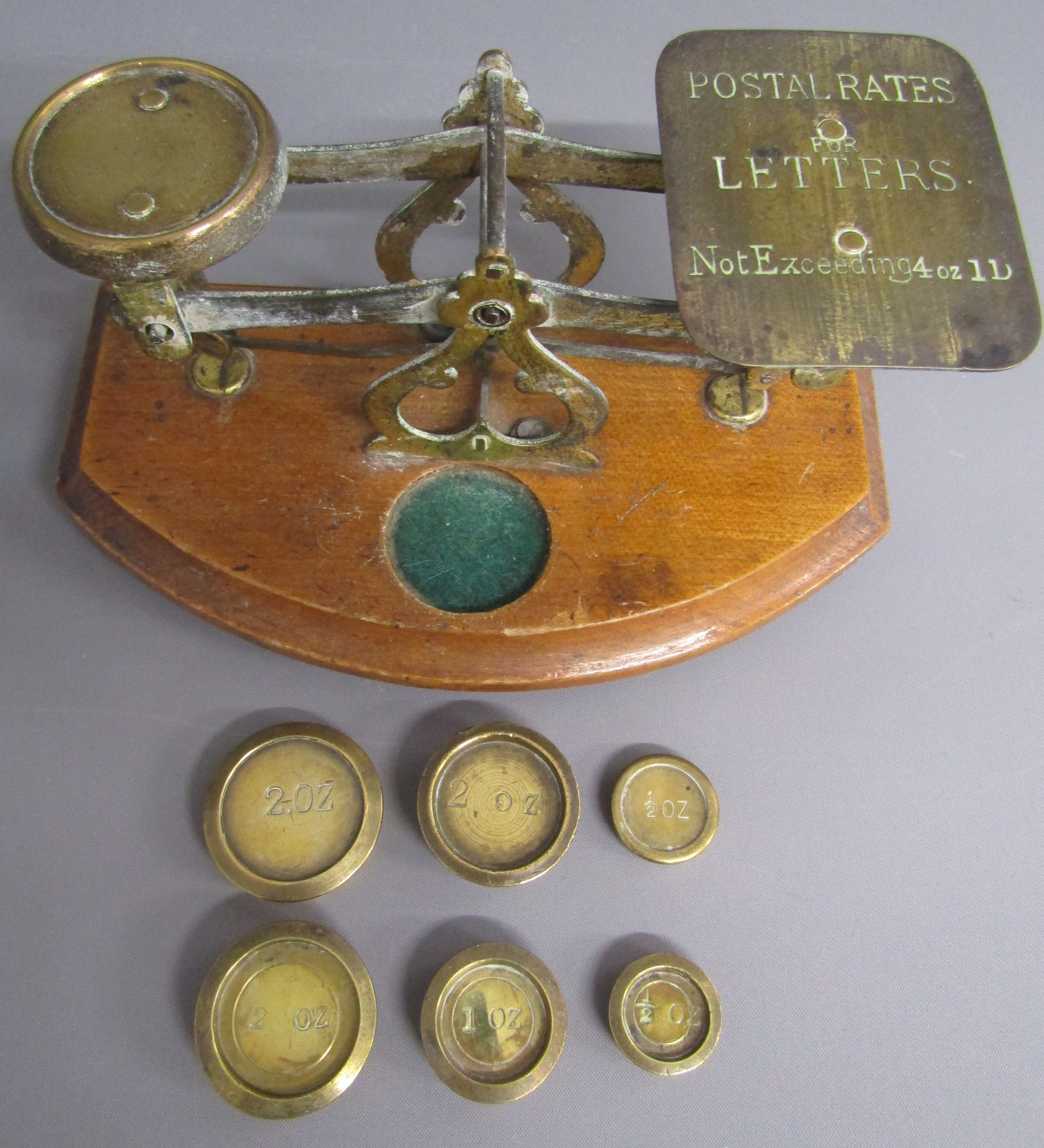 J & J Siddons scales with weights and postal scales with weights - Image 3 of 5