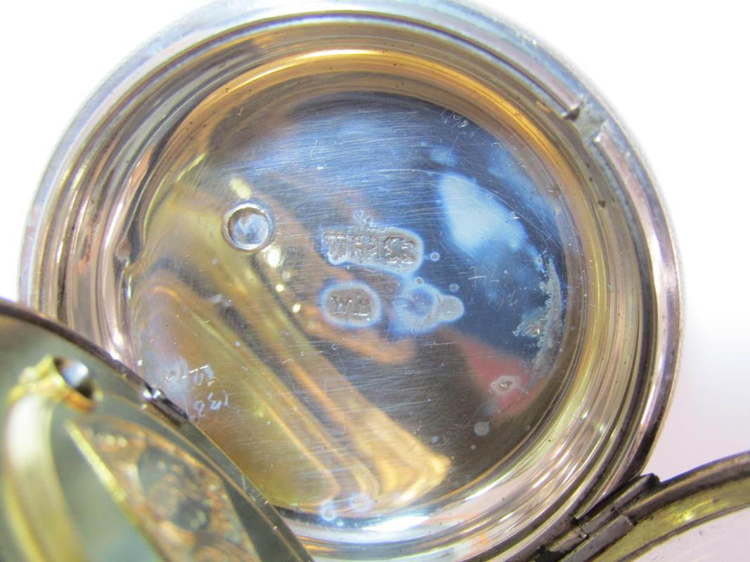 John Barton Birmingham pair cased fusee pocket watch with 1822 silver case makers mark WB - Image 6 of 9