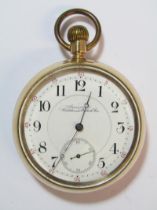 American Waltham Watch Co., Waltham Royal pocket watch - guaranteed 14ct gold plated - 17 jewels -