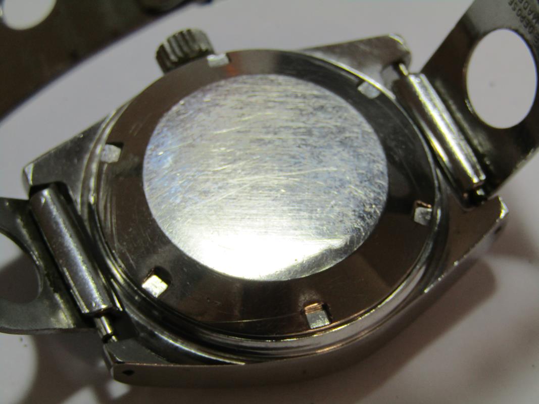 Tissot Visodate automatic seastar P.R 516 black face gent's wristwatch - Image 5 of 6