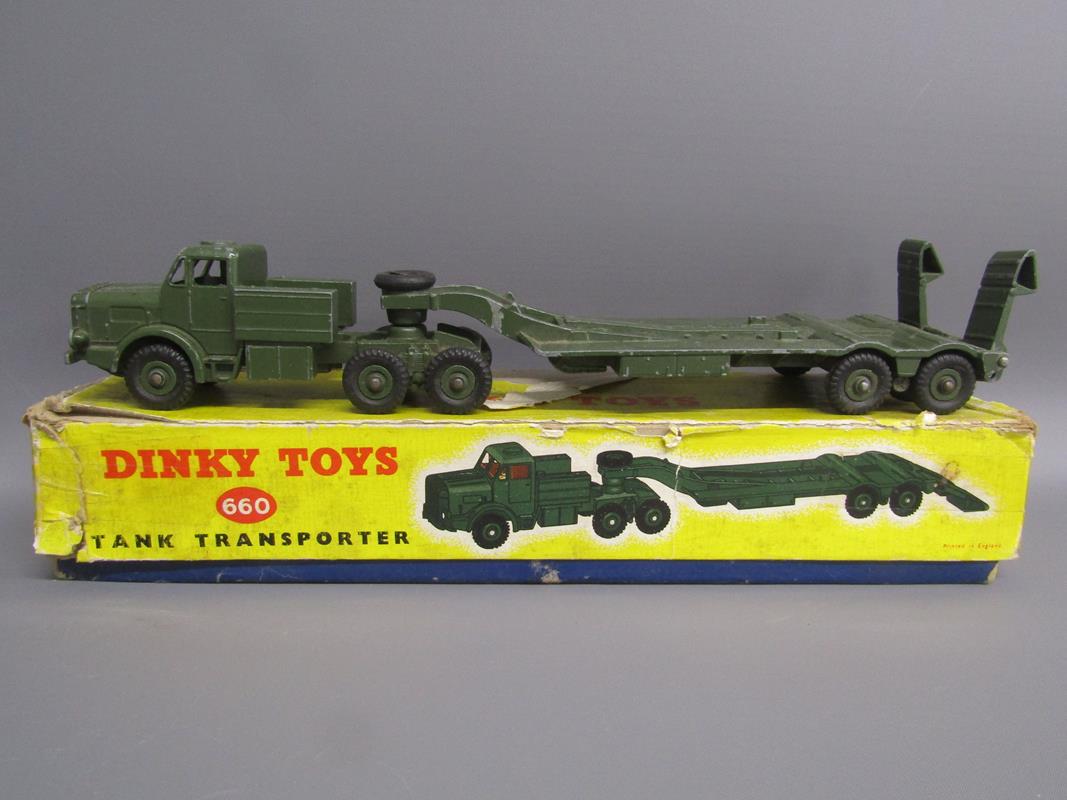 6 original Dinky vehicles - 901 Foden diesel 8-wheel wagon - 960 Lorry mounted cement mixer with - Image 6 of 7