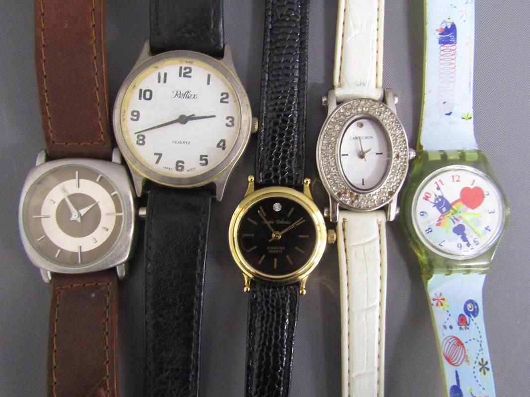 Cased collection of 12 watches includes Sekonda, Eiger, digital chronograph watch, Accurist, - Image 7 of 9