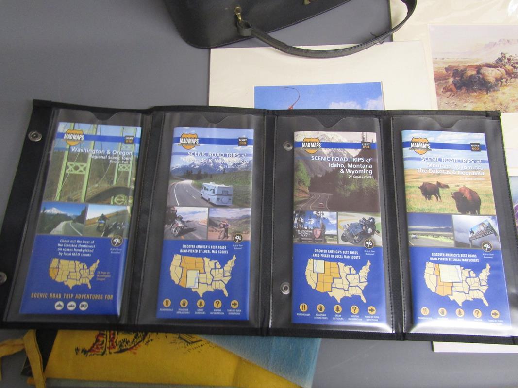 Wisconsin Dells & Chicago pennants, America road maps, boxed Game of Thrones book set, prints and - Image 3 of 8