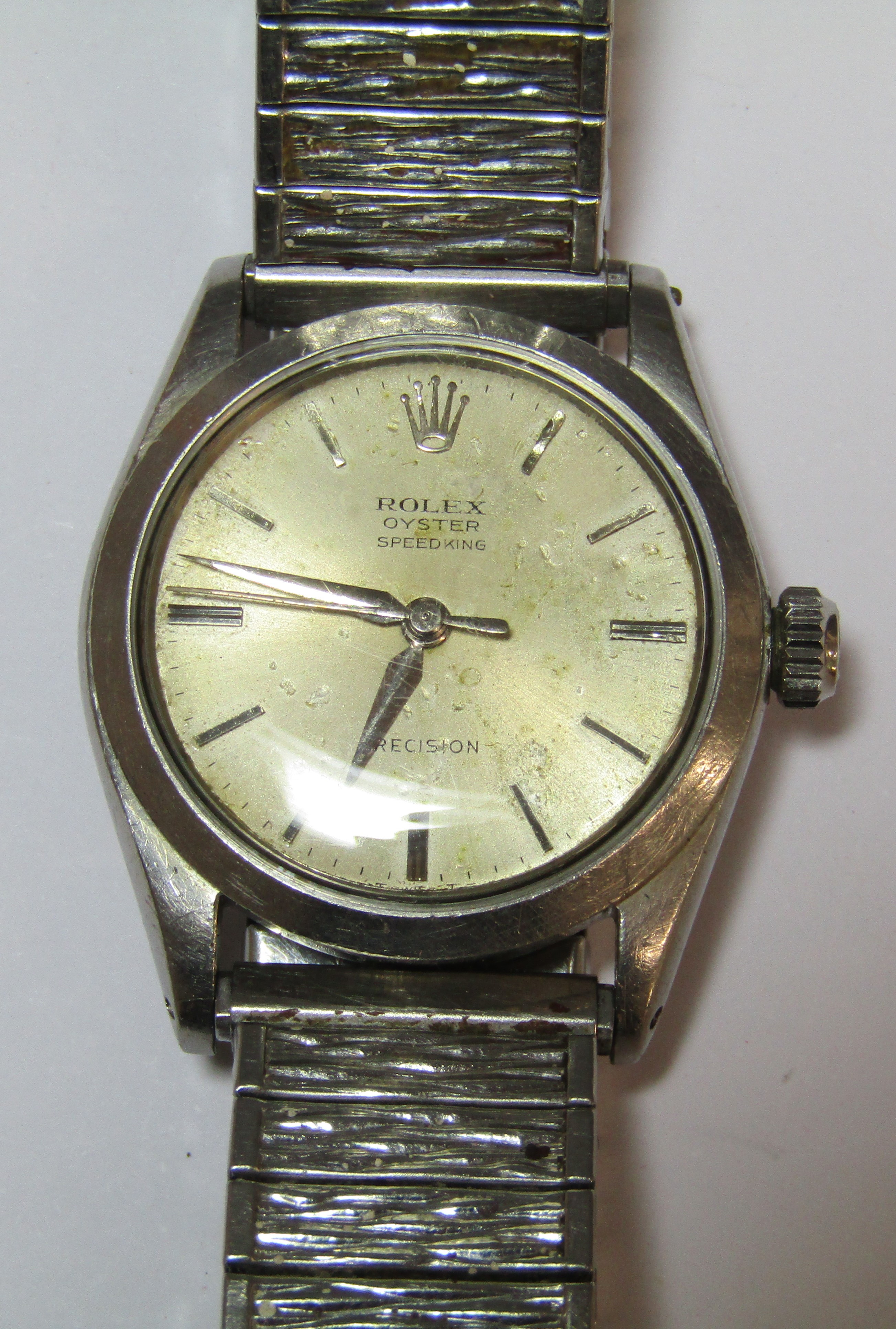 Rolex Oyster Speedking precision ladies watch, serial number possibly 954384, size of watch case ( - Image 2 of 8