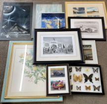 Various pictures including watercolours & prints