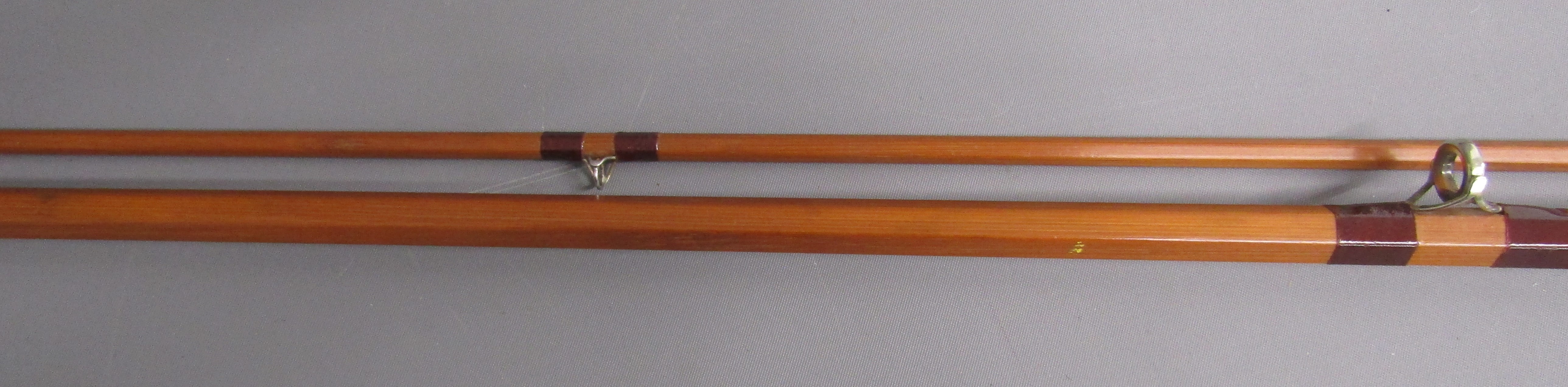 2 x J S Sharpe Ltd Aberdeen 'Scottie' split cane fishing rods - 2 piece 10ft screw joint includes - Image 5 of 9