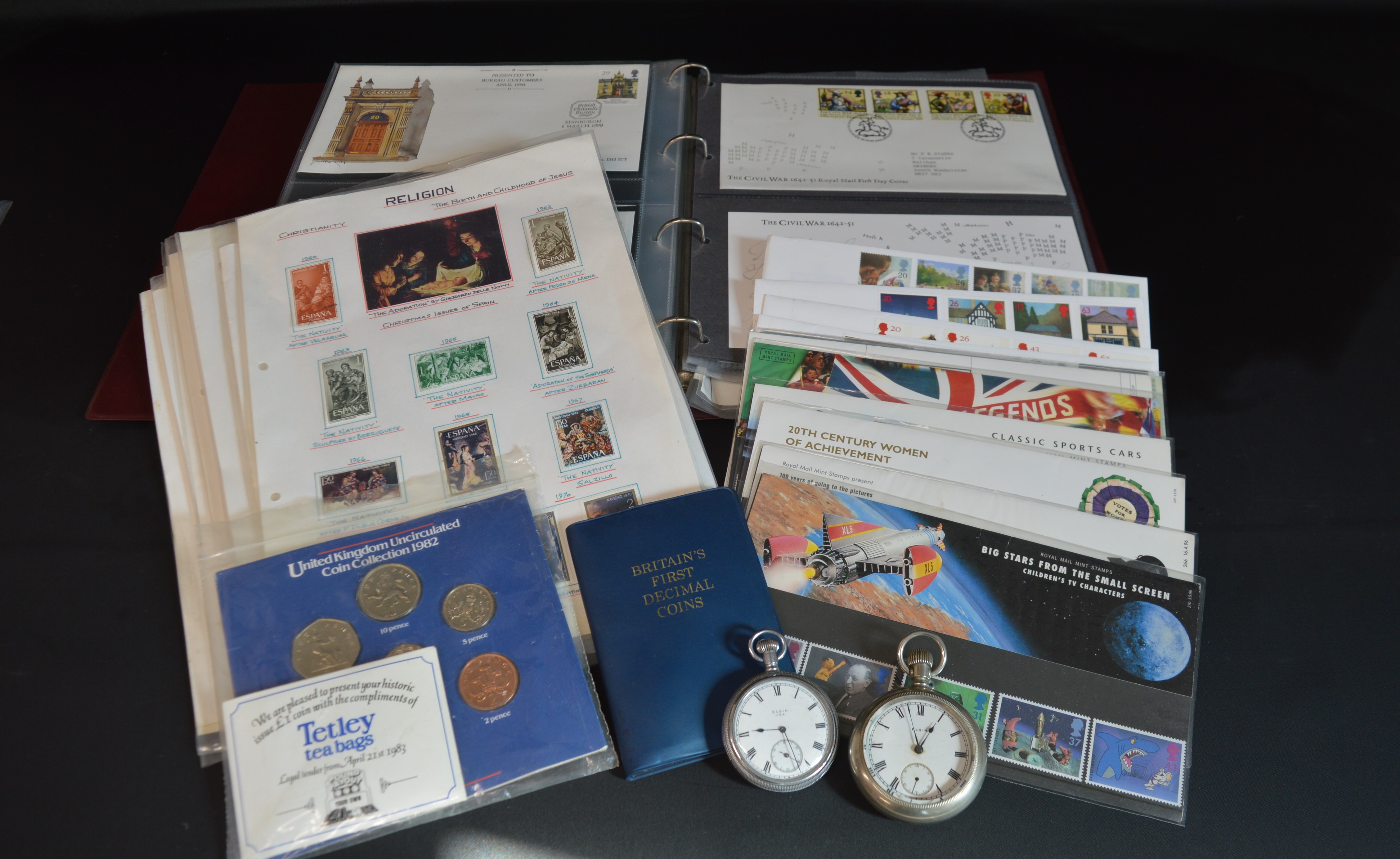 Selection of First Day Covers including Red Arrows signed, Royal Mail picture stamps (still
