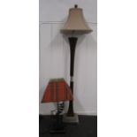 Modern floor standing lamp and staircase table lamp