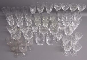Collection of crystal and some glass includes Galway & Royal Brierley