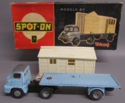 Boxed Tri-ang Spot-on models 111A/OG Ford Thames Trader with arctic float and garage kit (missing