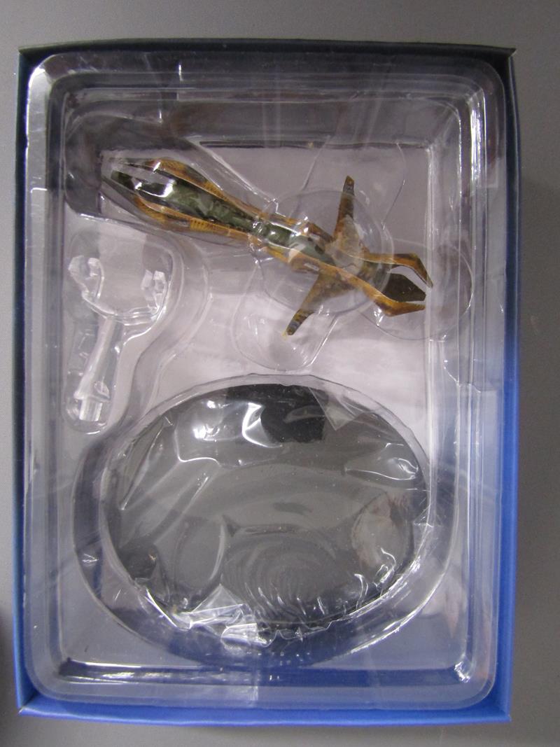 4 Star Trek official Collectors pieces - Romulan Drone, Klingon Raptor, Species 8472 Bioship and - Image 3 of 6