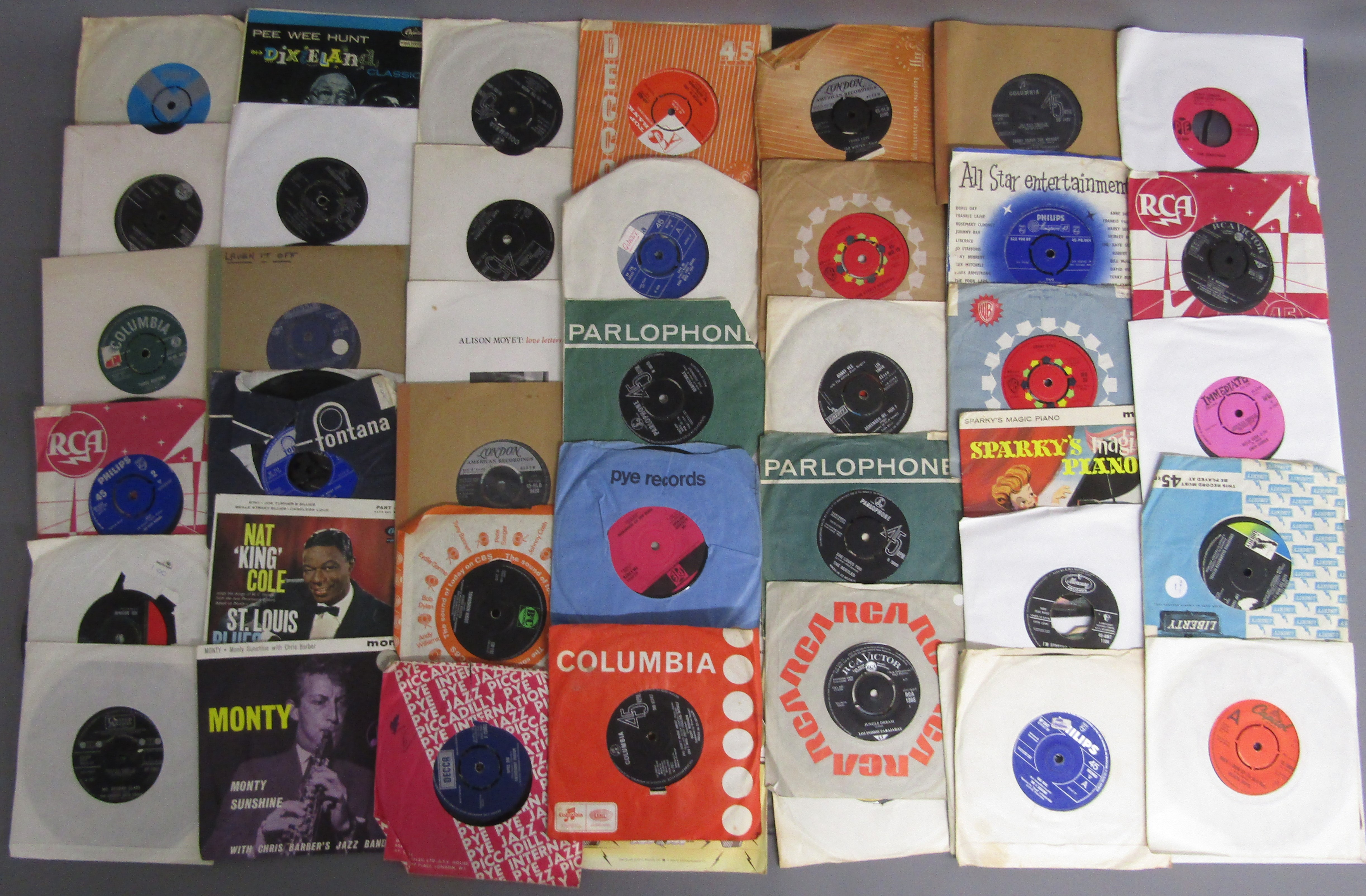 Large collection of approx. 350 7" singles - includes The Beatles, Buddy Holly, Elvis, Kiki Dee, - Image 4 of 7