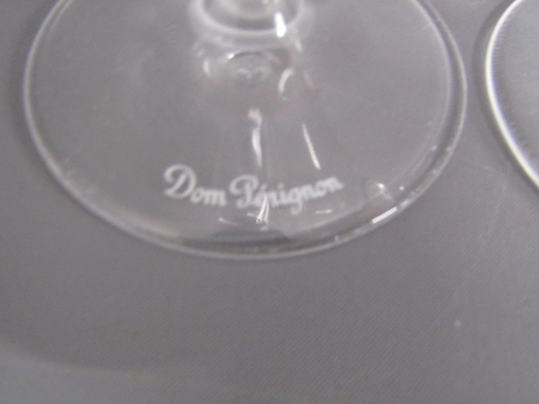 Brand new boxed set of 6 Andy Warhol Dom Perignon Champagne flutes - Image 5 of 5