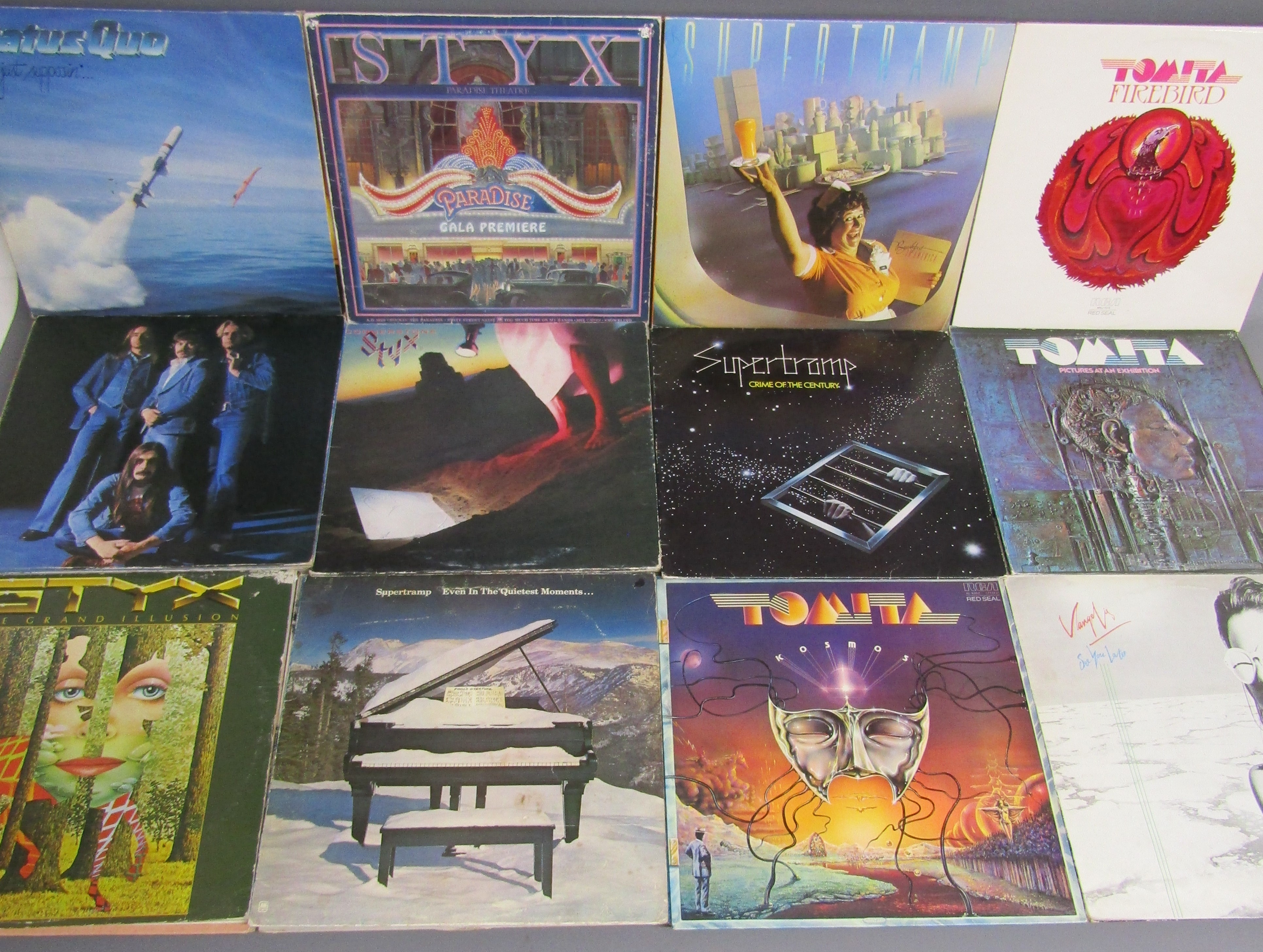 Collection of approx. 80 vinyl LP records includes Jean Michel Jarre, The Moody Blues, Santana, - Image 7 of 7