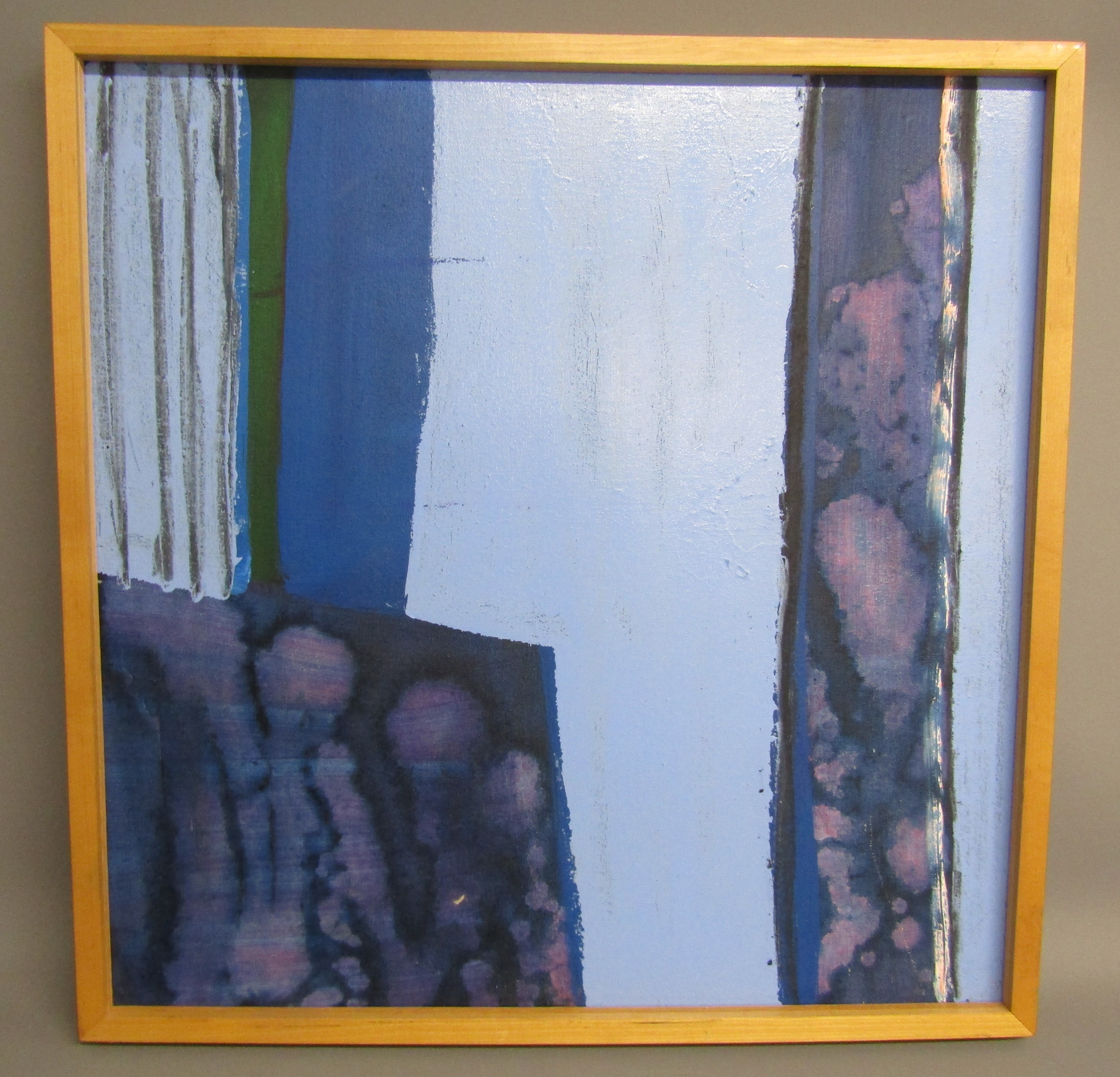 Framed abstract oil on board - 63cm x 62cm - Bild 2 aus 4