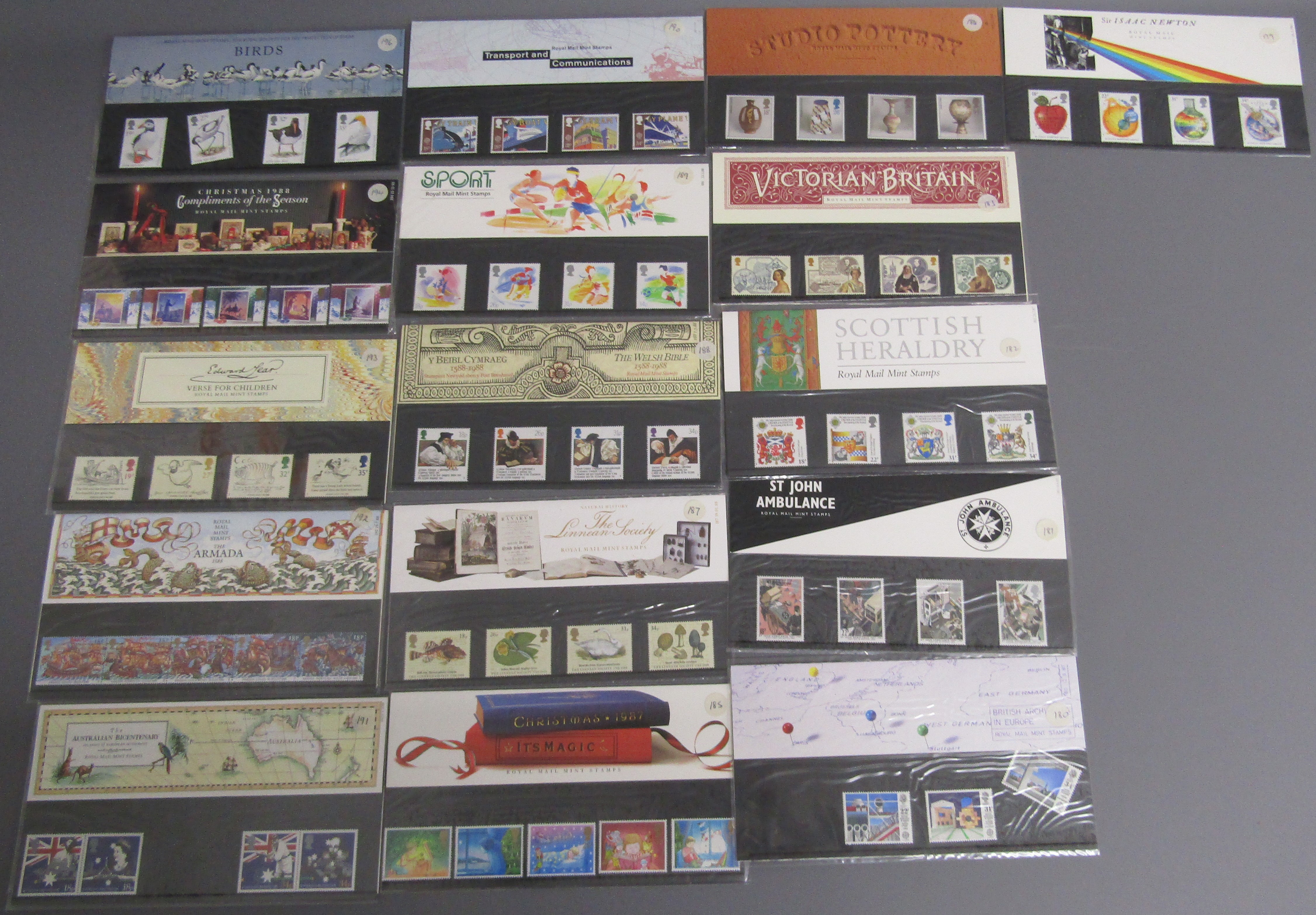 3 binders of Royal Mail Mint stamp sets consists of 2 x  Royal Mail Presentation Pack binders - Image 7 of 7