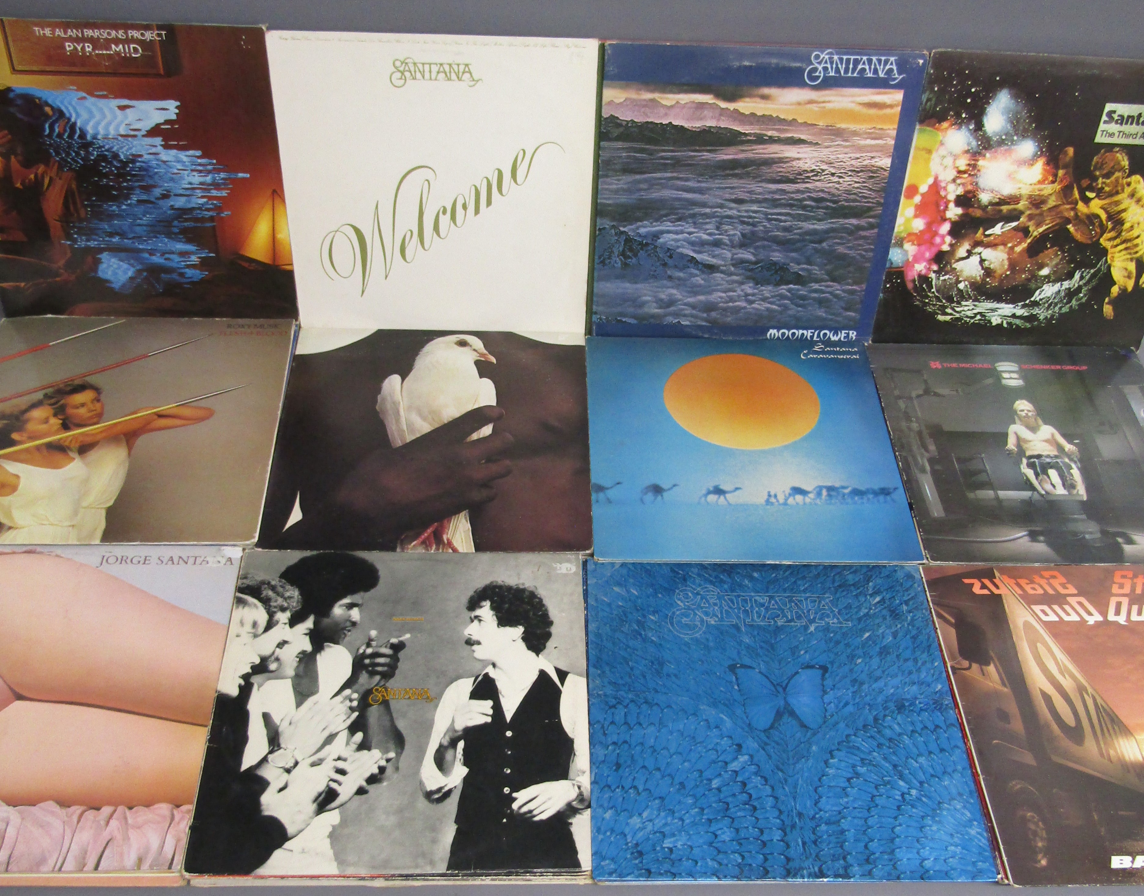 Collection of approx. 80 vinyl LP records includes Jean Michel Jarre, The Moody Blues, Santana, - Image 6 of 7