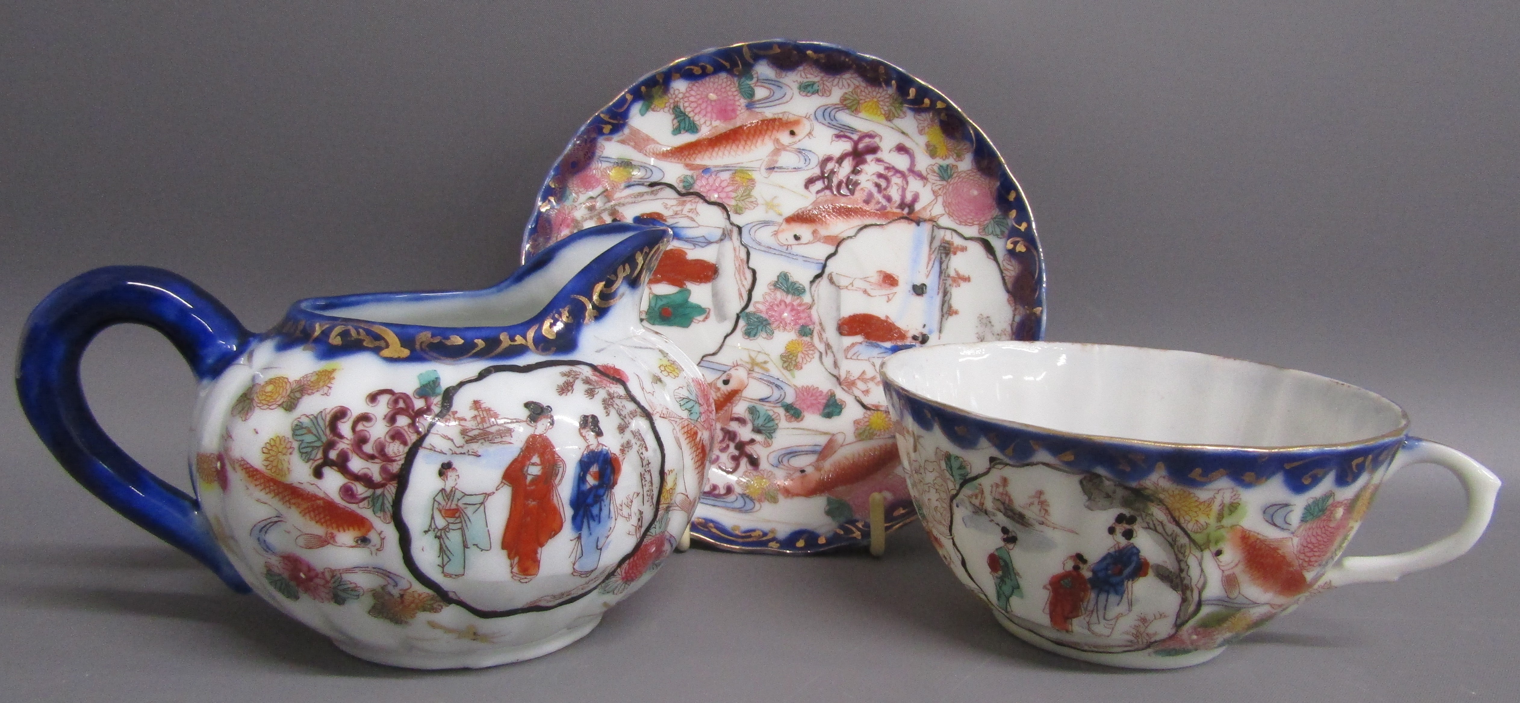 Collection of Oriental ware includes teapots, cups & saucers etc - Image 8 of 8