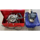 Skil Saw circular saw & a AEG Sander with belts