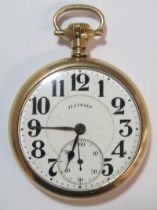 Bunn Special Illinois pocket watch - 60 hour - 21 jewels - Deuber warranted 25 years - approx. 5cm