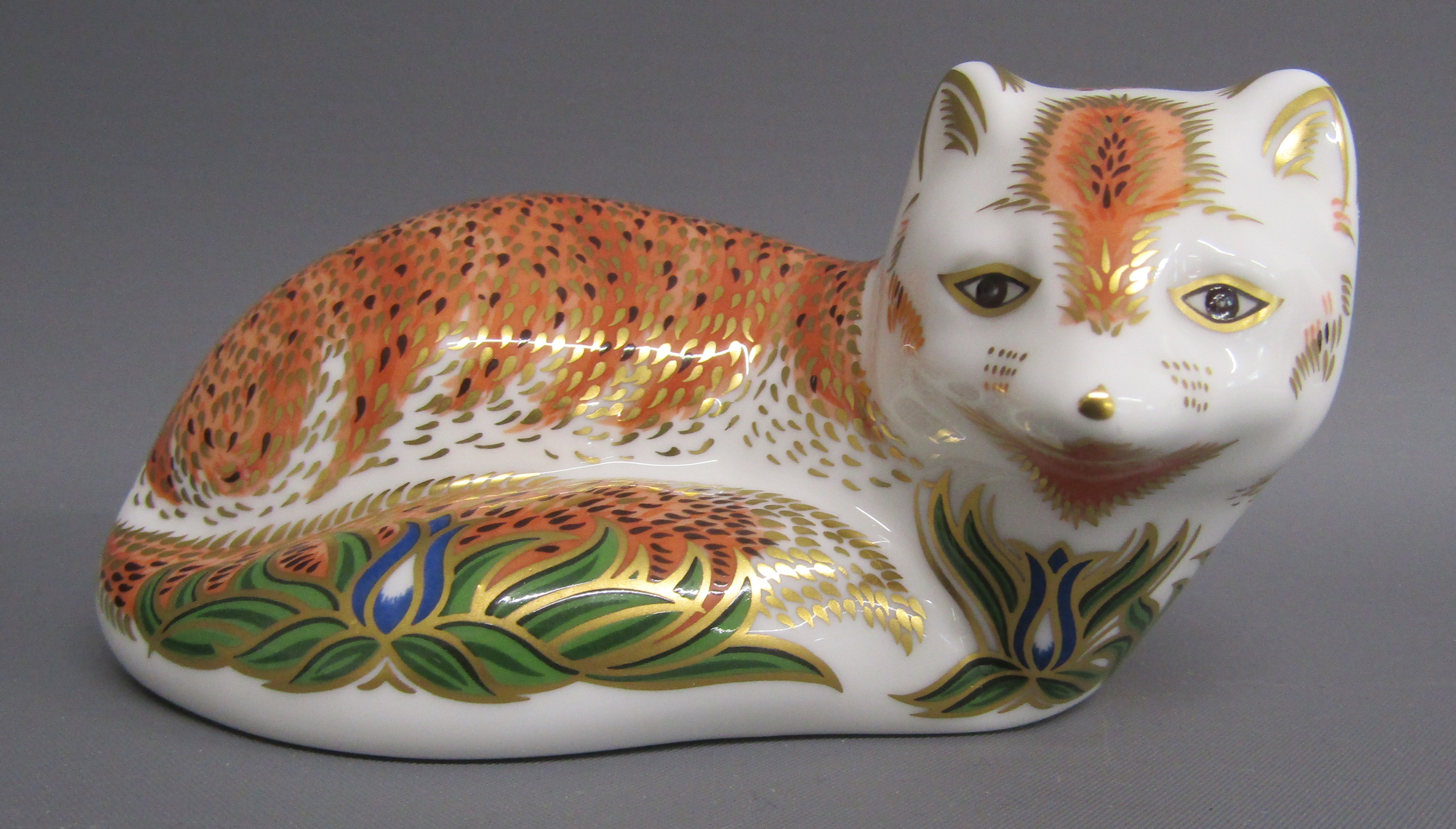 2 Royal Crown Derby paperweights - Leicestershire Fox limited edition 1326/1500 & Endangered Species - Image 7 of 11