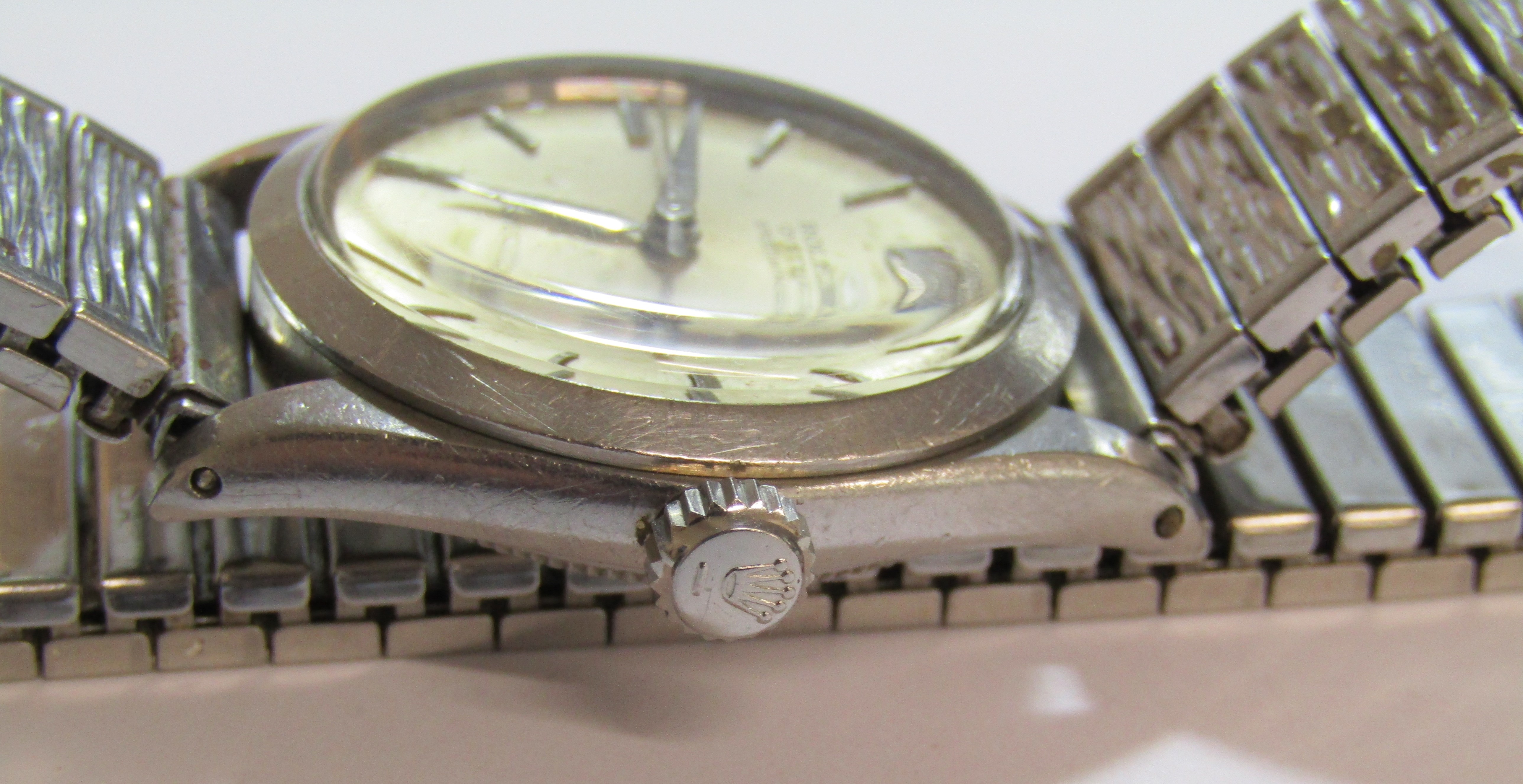 Rolex Oyster Speedking precision ladies watch, serial number possibly 954384, size of watch case ( - Image 4 of 8