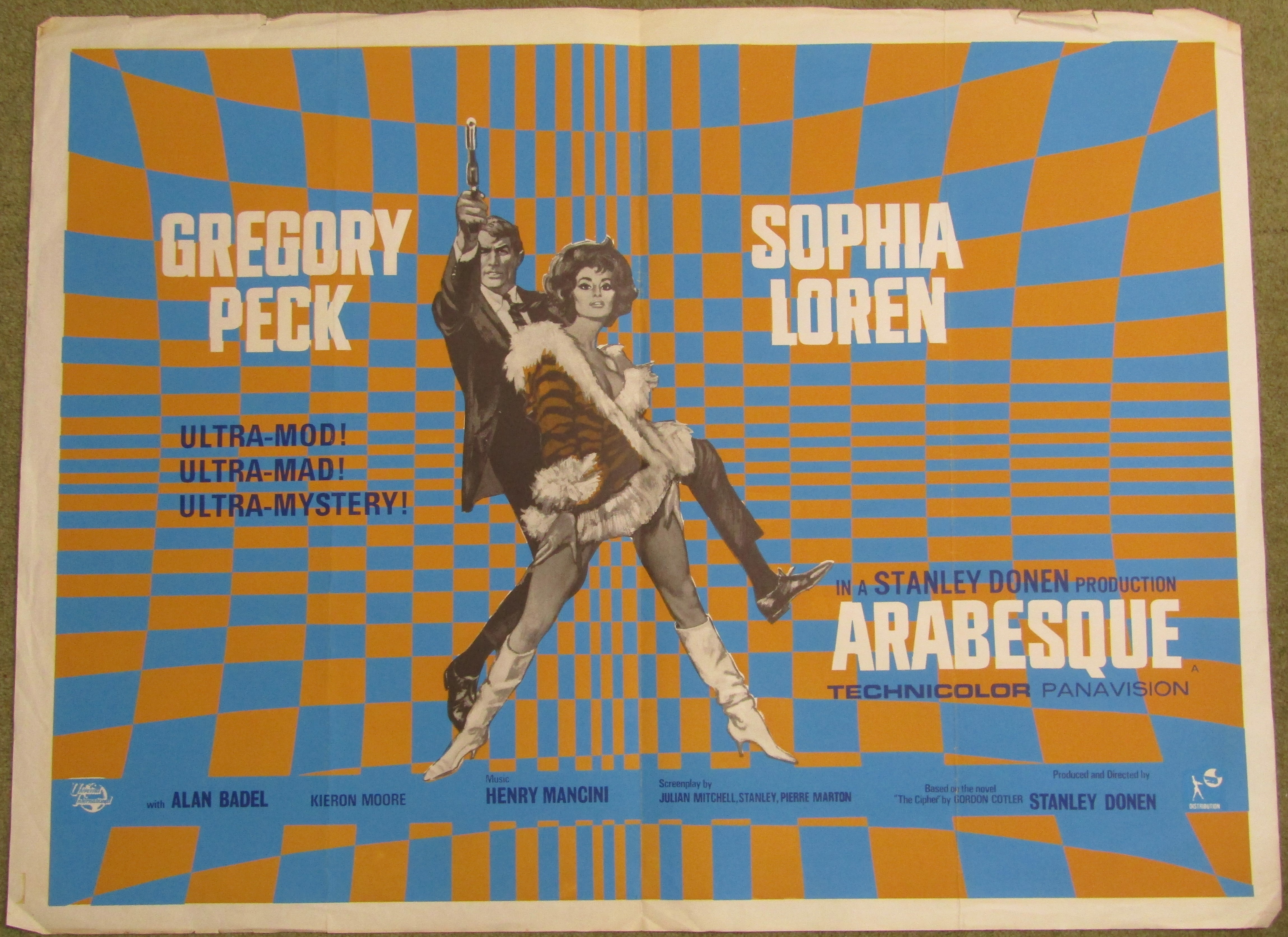 Film posters - Charlton Heston & Sophia Loren in El CID - Gregory Peck & Sophia Loren in Arabesque - - Image 3 of 4