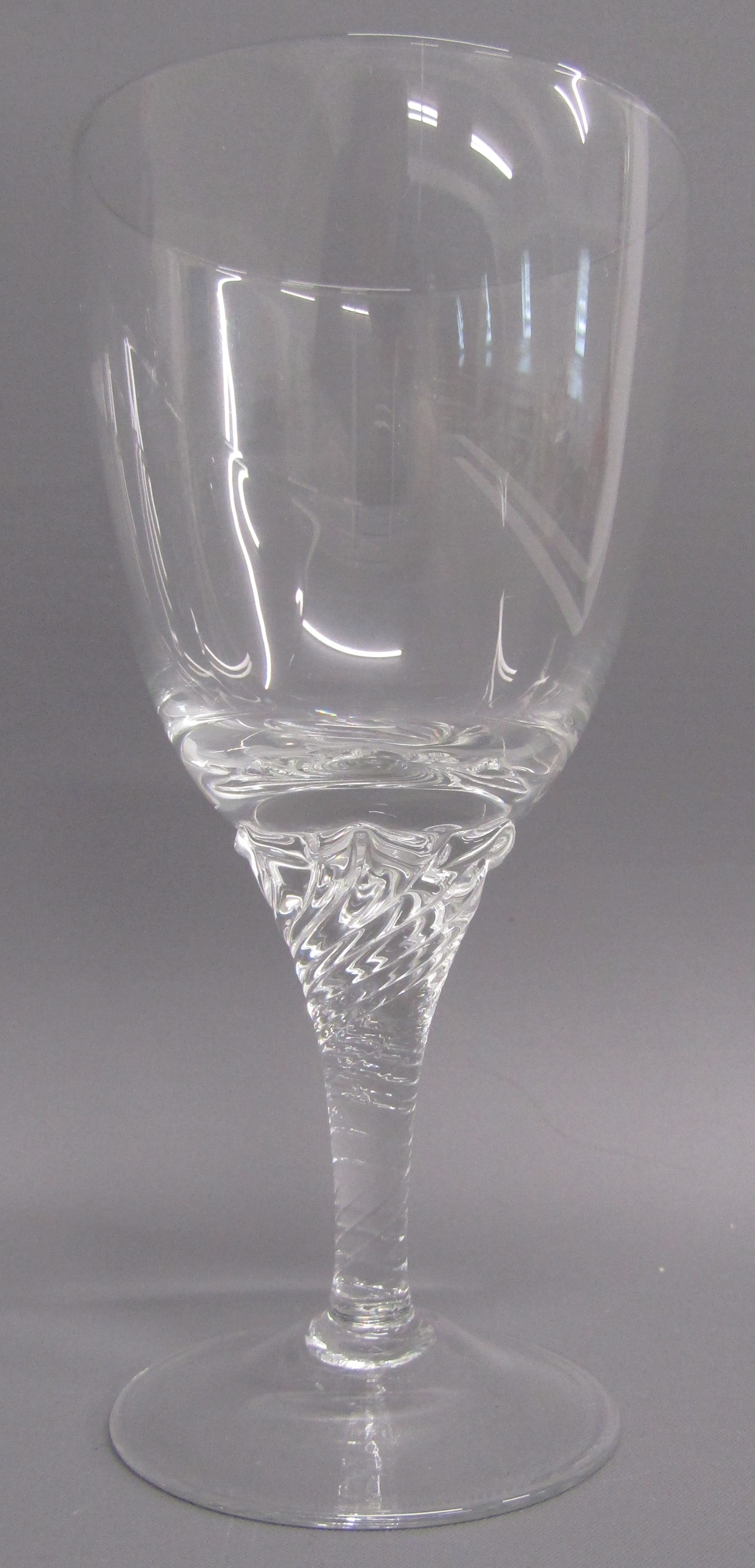 Advised Edinburgh Crystal decanter and wine glasses (not marked) - Image 2 of 3