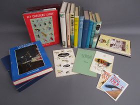 Fly fishing books include John Veniard Fly Dresser's Guide, a Further Guide to Fly Dressing & Fly-