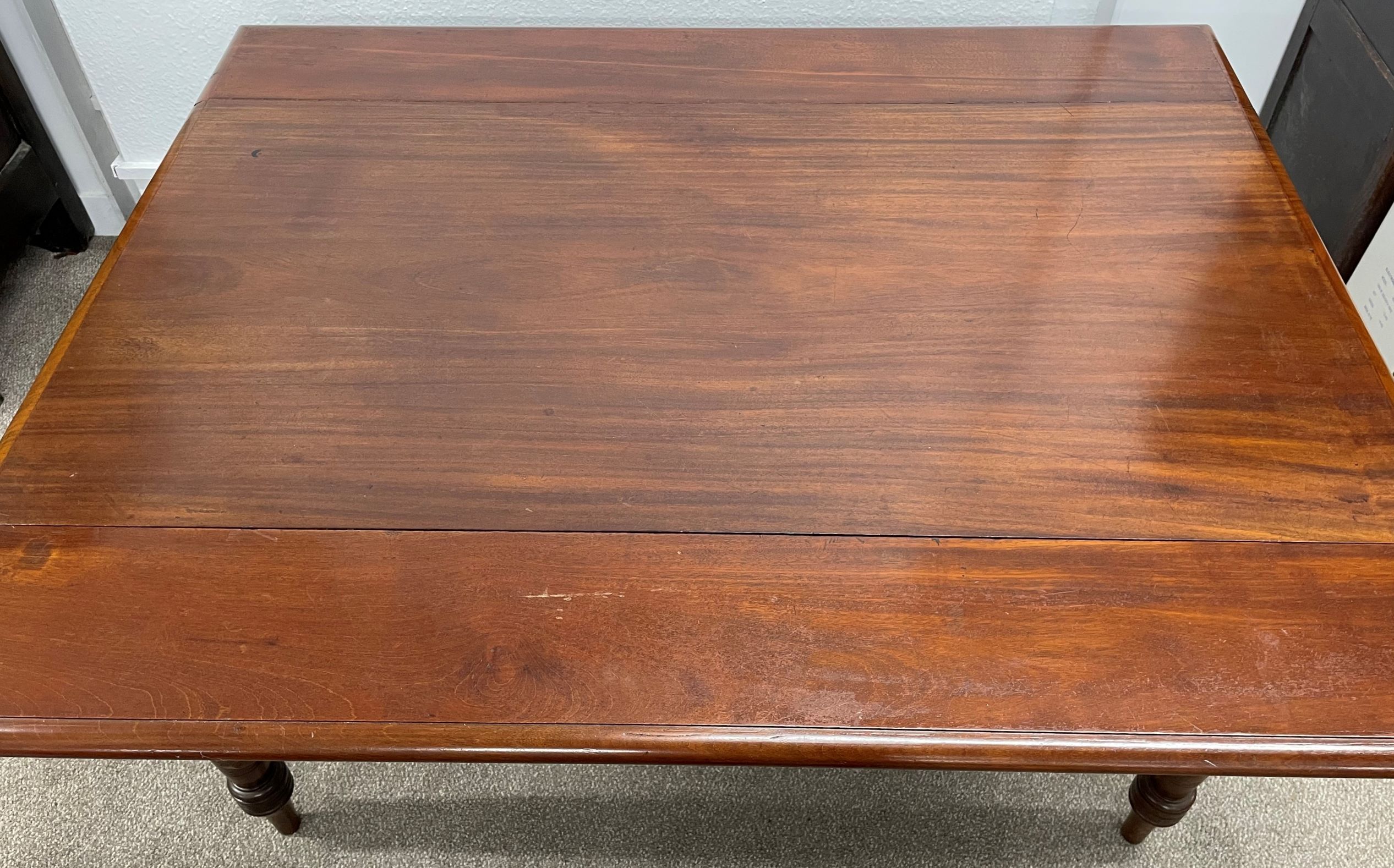 Victorian mahogany drop leaf table - approx. 136cm x 111cm x 77cm - Image 2 of 3