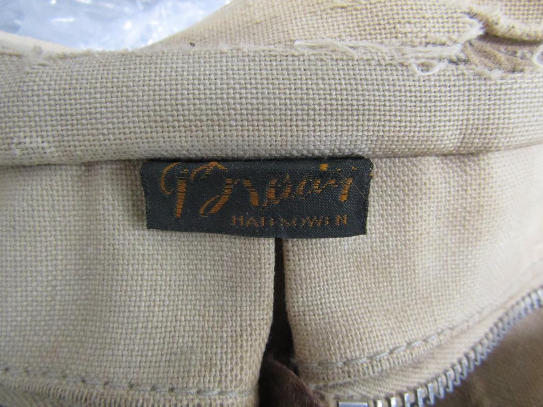 Brady canvas and leather fishing bag with liner - Image 7 of 10