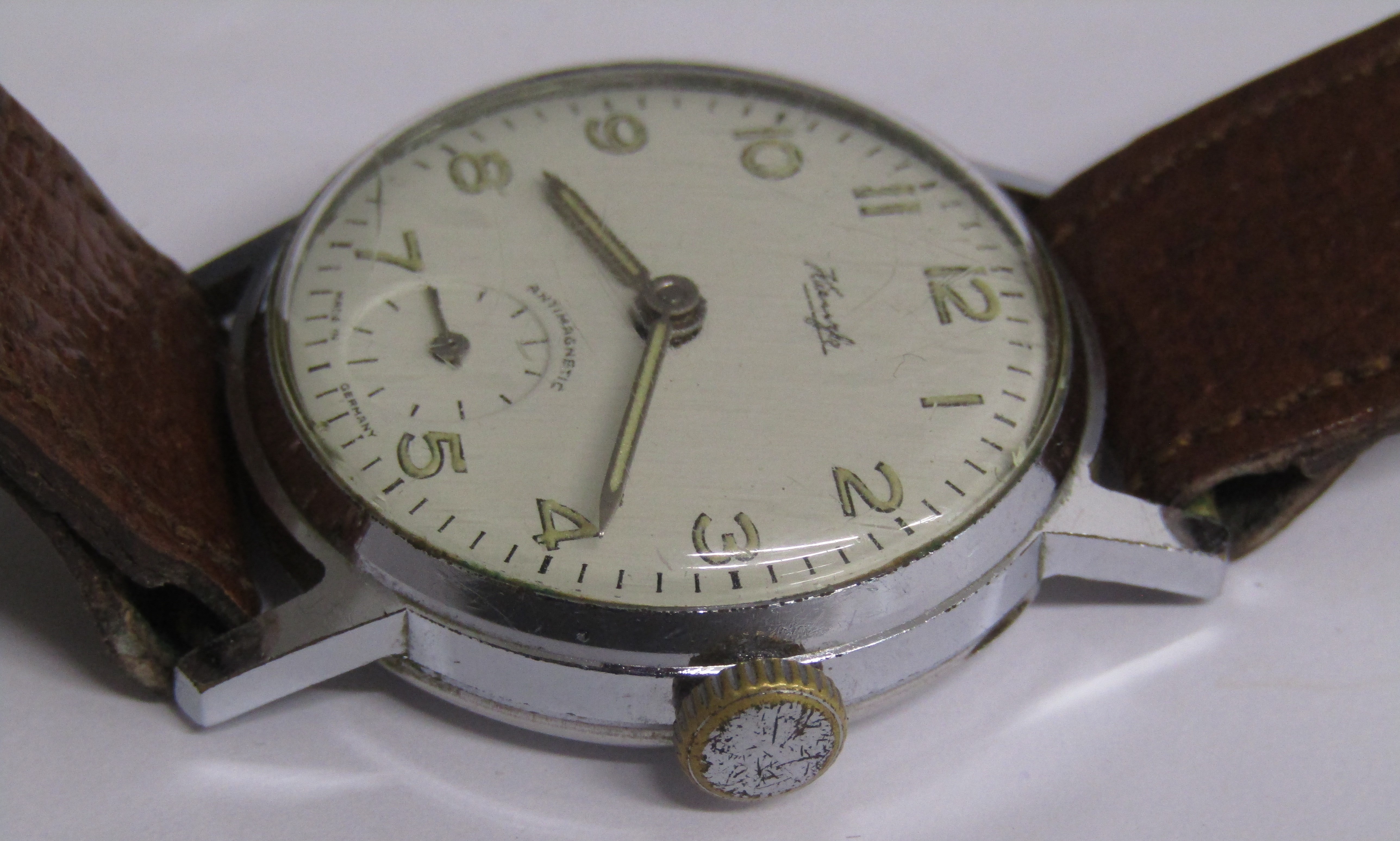 2 1950's Kienzle antimagnetic watches - one marked Foreign and the other Made in Germany with case - Image 6 of 9