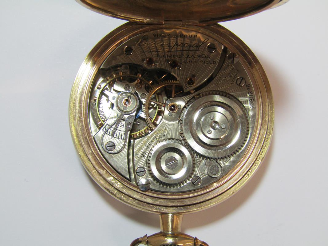 Bunn Special Illinois pocket watch - 60 hour - 21 jewels - Philadelphia watch case - approx. 5cm - Image 7 of 10