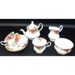 Selection of Royal Albert Old Country Roses crockery