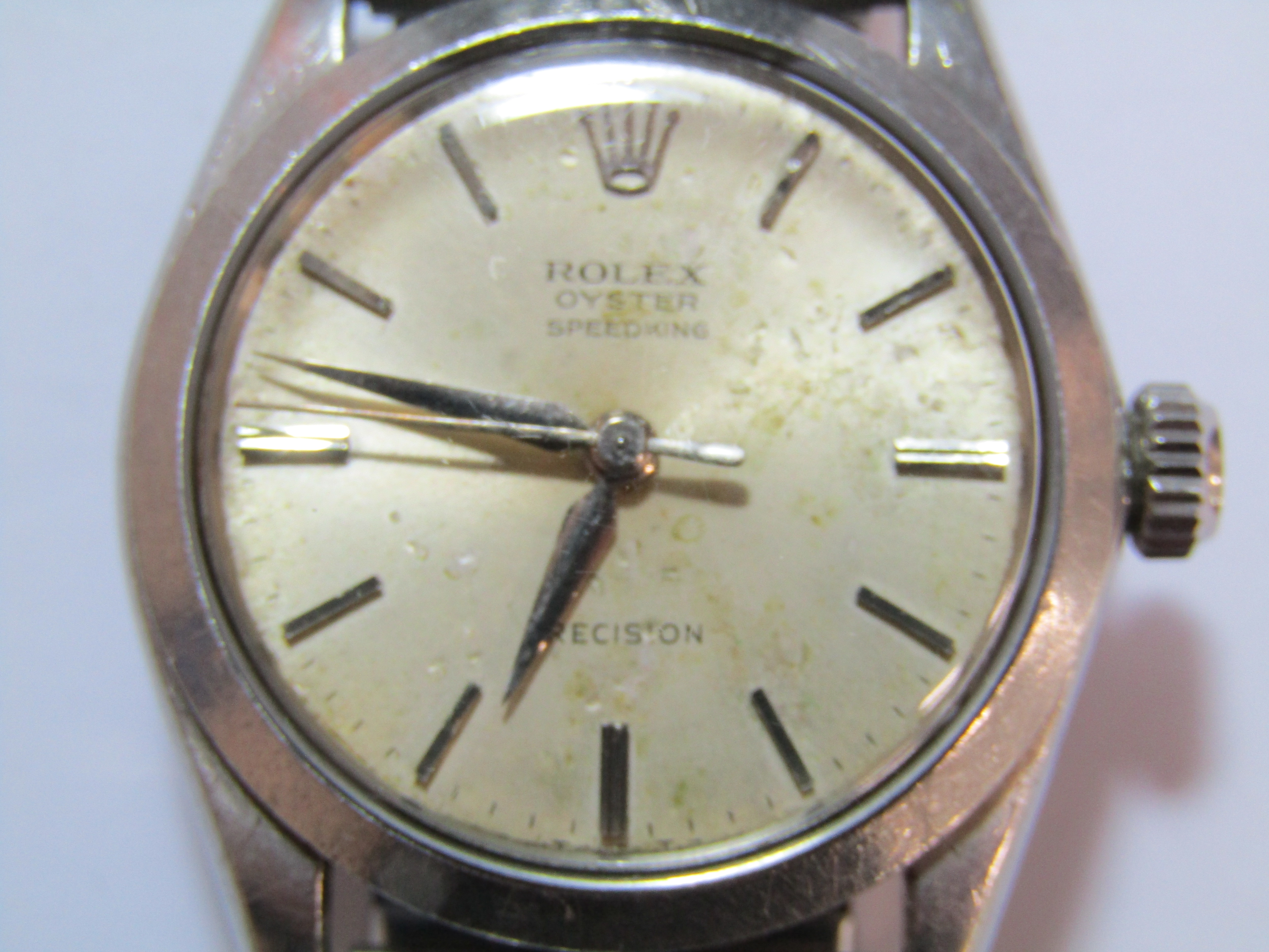 Rolex Oyster Speedking precision ladies watch, serial number possibly 954384, size of watch case ( - Image 3 of 8