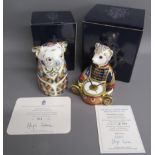 2 Royal Crown Derby paperweights -  Endangered Species Queensland Koala limited edition 910/1000 &