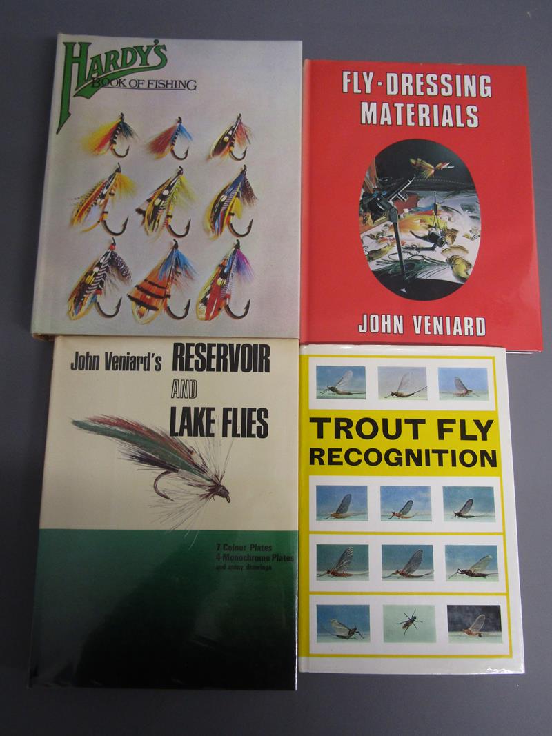 Fly fishing books include John Veniard Fly Dresser's Guide, a Further Guide to Fly Dressing & Fly- - Bild 4 aus 6