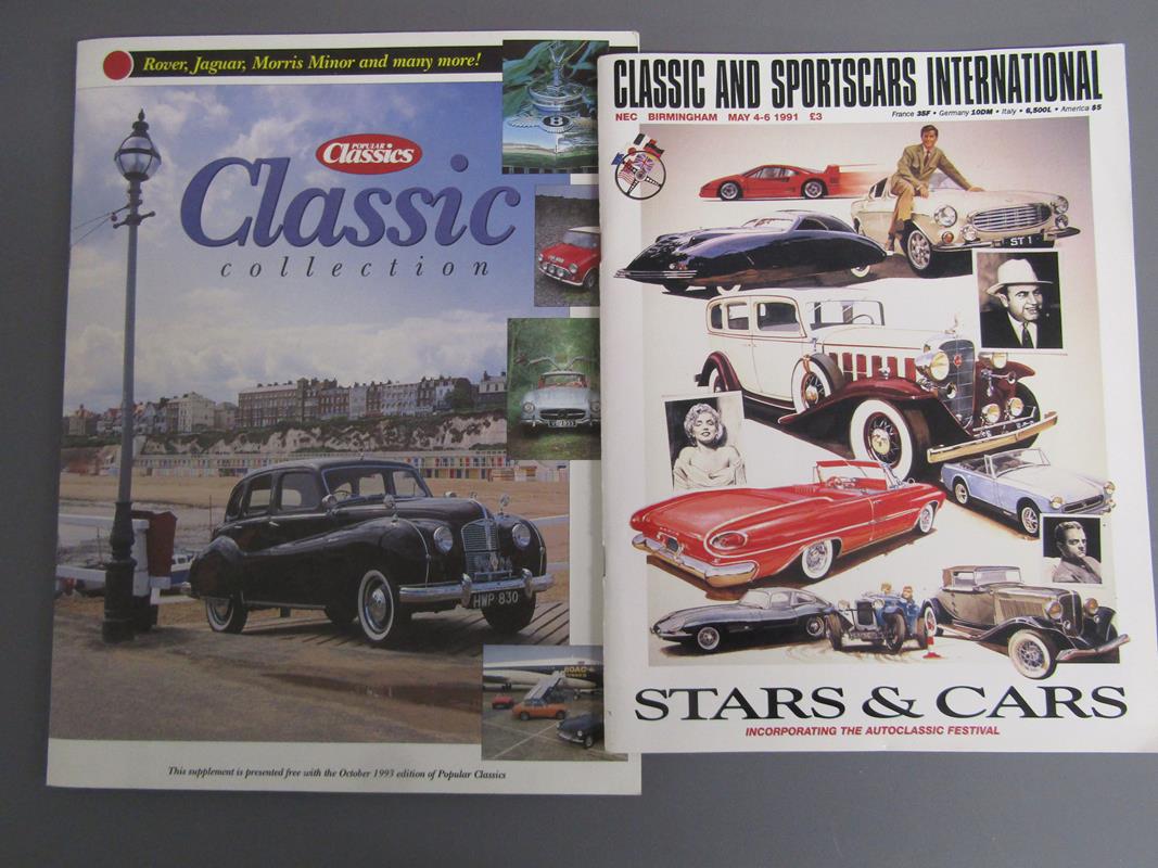 Car collection includes Swallow, Morris Minor and fist car mascots, caps, leaflets, booklets, scarf, - Image 9 of 17