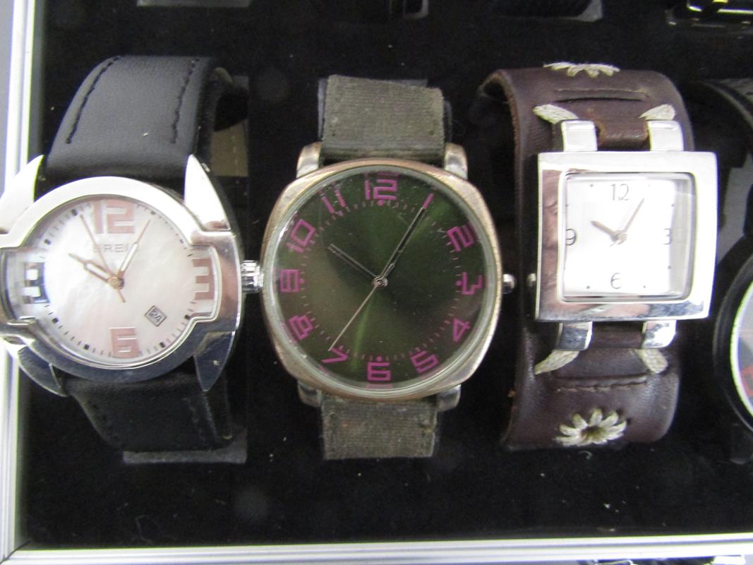 Cased collection of 12 watches includes Sekonda, Eiger, digital chronograph watch, Accurist, - Image 3 of 9