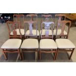 2 sets of 4 (8 in total) Stakmore folding dining chairs