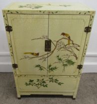 Modern Chinese lacquer cabinet 91.5cm x 30.5cm x 61cm