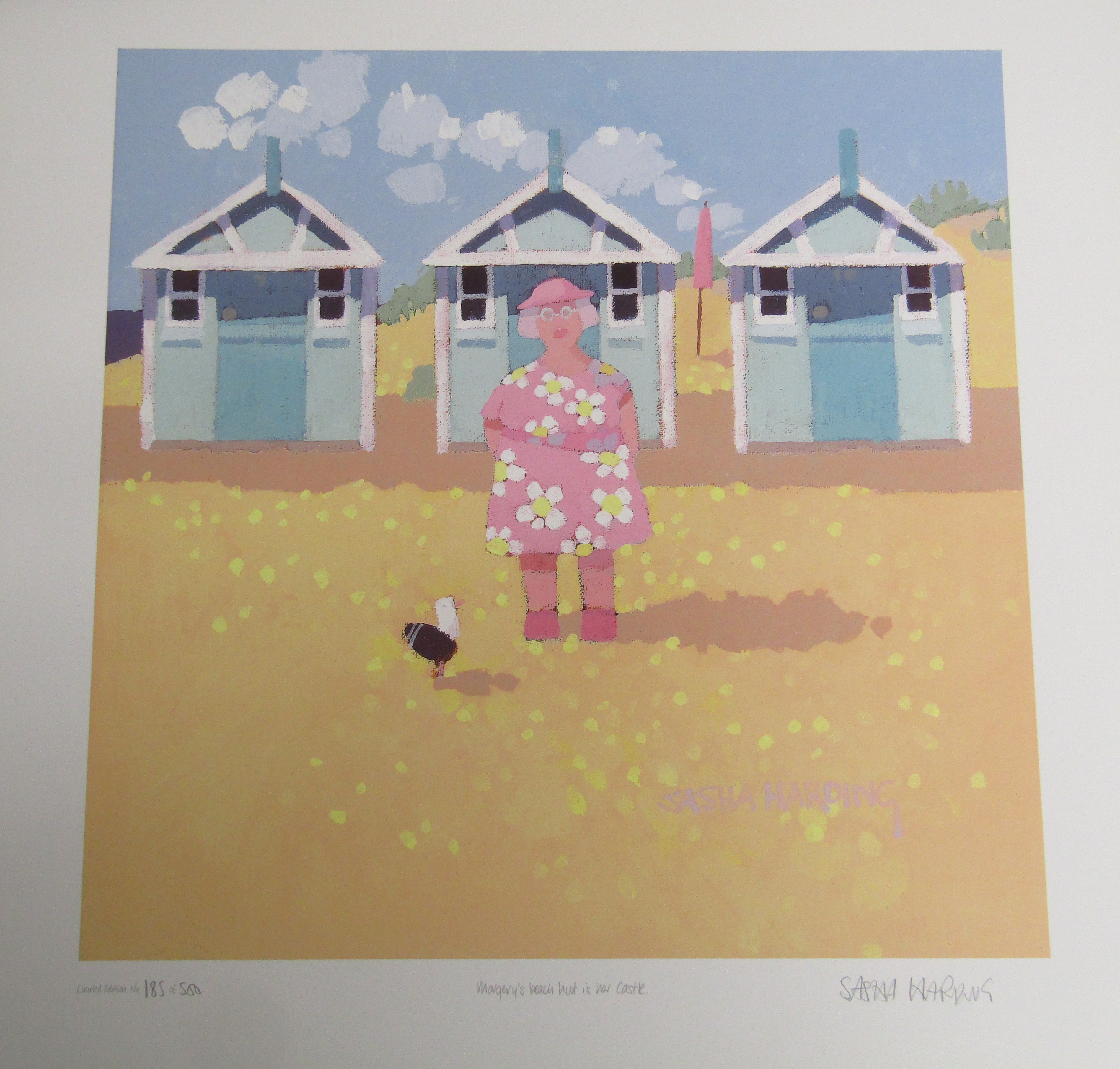 Unframed Sasha Harding folio of 5 pencil signed, titled & numbered limited edition seaside themed - Image 5 of 7